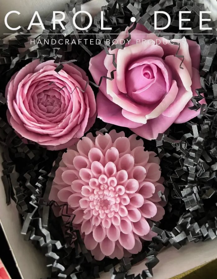 Hand Crafted Flower Soap Gift Box